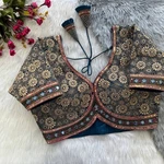 Blue Color Alia Style Wedding Blouse