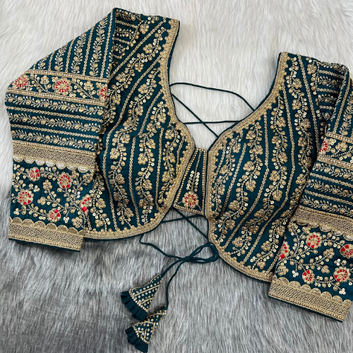 Heavy Embroidery Blouse