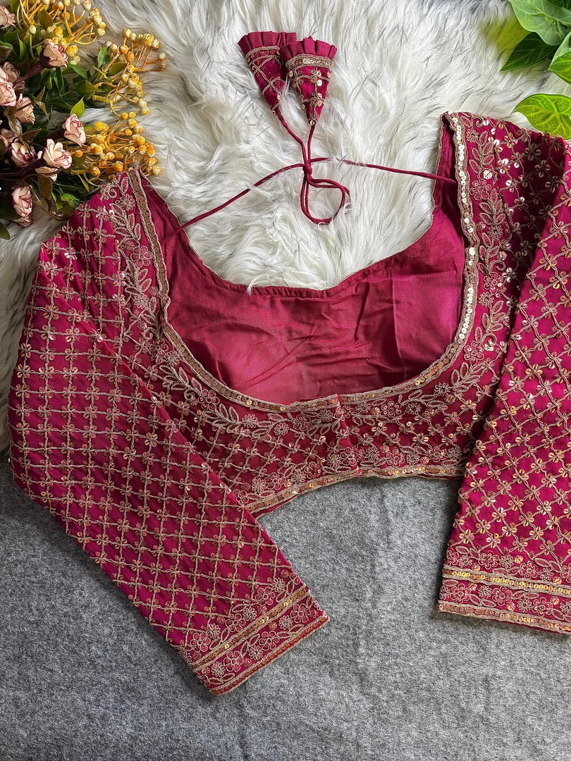 Rani Color Full Sleeve Partywear Blouse