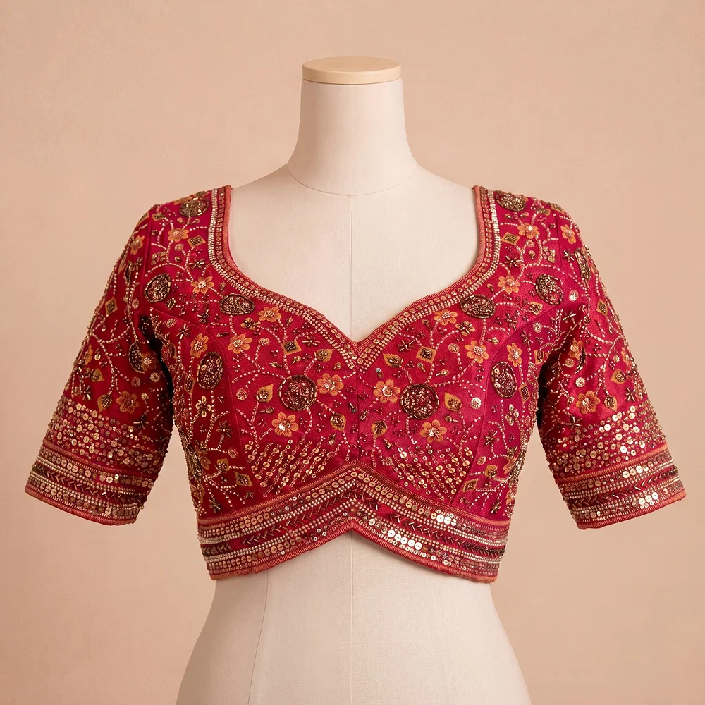 Rani Colour Heavy Handwork Party Blouse — view 2
