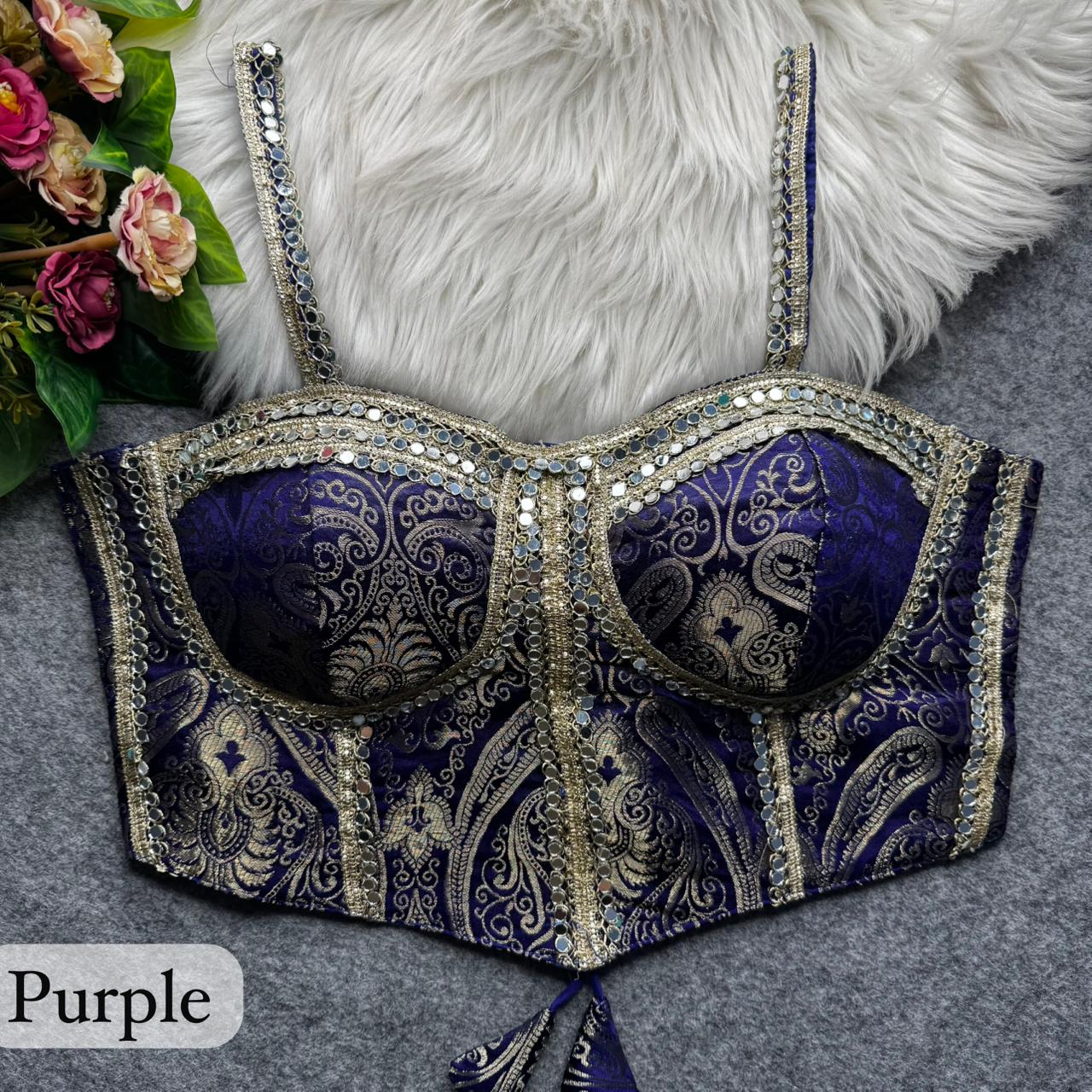 purple blouse