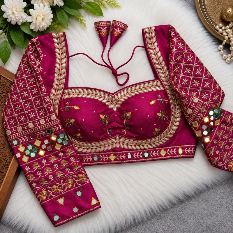 Rani Colour Full Sleeve Karwachauth Blouse